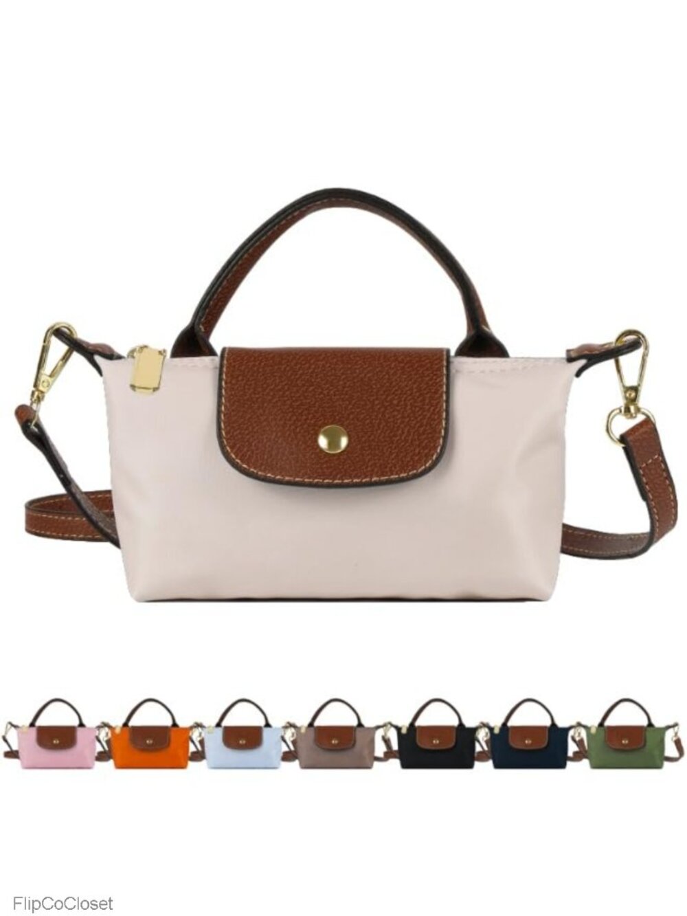Fashion Mini Crossbody Sling Bag for Women, Nylon Large Capacity Purse